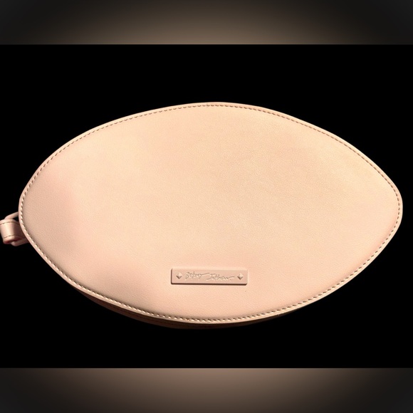 NWT•Betsey Johnson Blush Pink Glitter Kitschy Football🏈bag - Picture 4 of 10